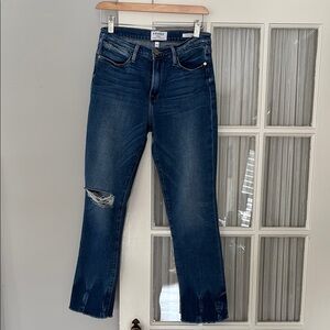 Frame Le High Straight Jeans